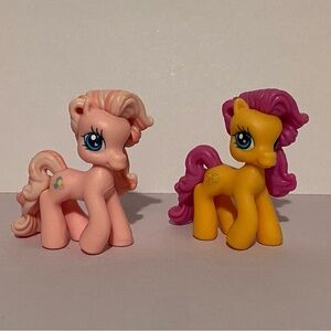 My Little Pony G3 Ponyville Figures Pinkie Pie + Sparkleworks 2006 Hasbro